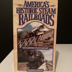 1995 America's Historic Steam RAILROADS New Hampshire Strasburg VHS