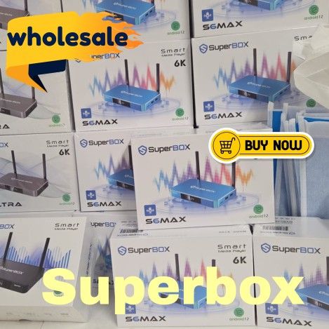 SUPERBOX S6 PRO TV BOX BRAND NEW AUTHORIZED DEALER 1 YEAR WARRANTY ‼