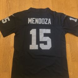 Youth Black Mendoza Jersey Raiders 
