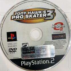 Tony Hawk's Pro Skater 3 PlayStation 2 PS2 DISC ONLY - Tested Working!