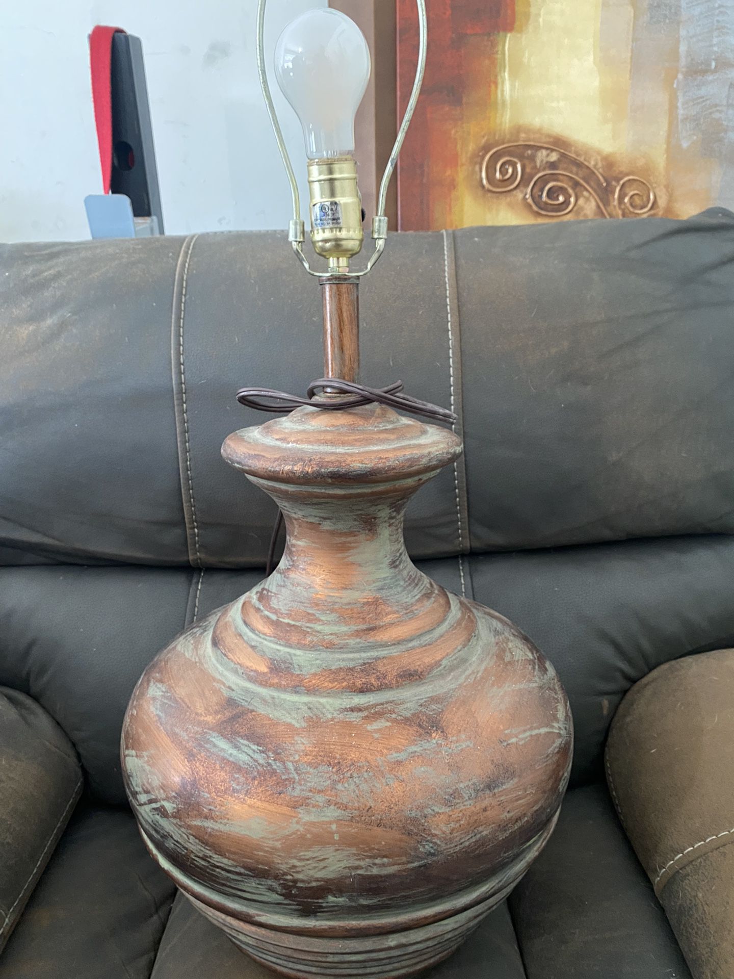 Brass Vintage Lamp 