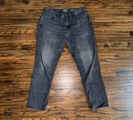 Banana Republic Athletic Fit Denim Jeans Black Wash Size 36x32