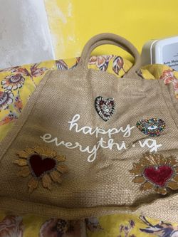 Brown Tote Beach Hand Made
