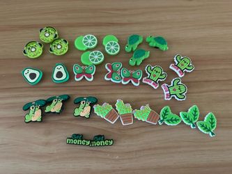 Green Theme Shoe Charms/crocs $2 each