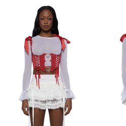 Red Heart Corset 