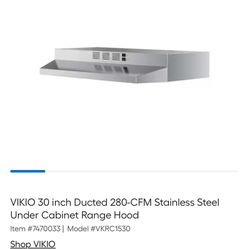 VIKIO 30 inch  Stainless Steel  Range Hood