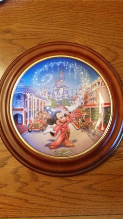 Walt Disney World 25th anniversary plate