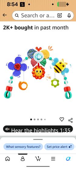 Baby toy clamp