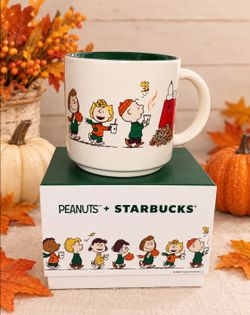 Starbucks x Peanuts Fall Ceramic Mug.