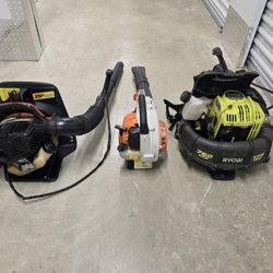 3 Leaf Blower Set
