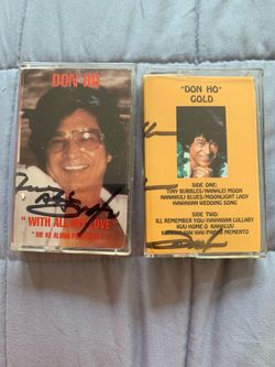💰 BEST OFFER WILL BE ACCEPTED DON HO SIGNED CASSETTE TAPES!