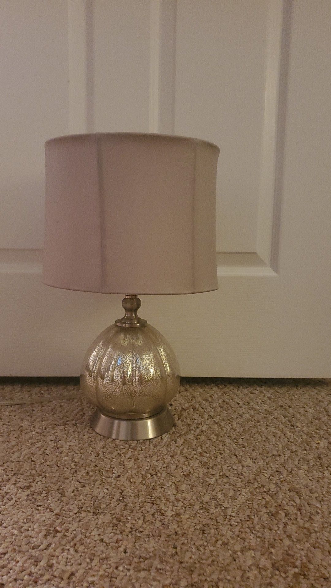 Lamp silver goldish