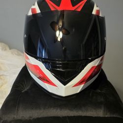 VCAN VX Motorcycle Full Face Motorcycle Street Bike Helmet w/Tinted Lens (Small)