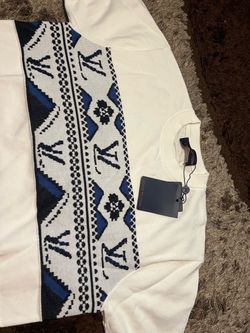 Short sleeve sweater shirt sz m large