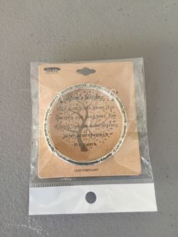 Antique Silvertone ‘Mom’s Blessing’ Strech Bracelet