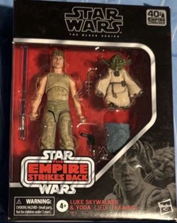 STAR WARS The Black Series - Action Figures Luke Skywalker and Yoda (Jedi Training)