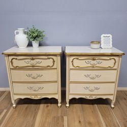 French Provincial Bachelor Set Of Chest