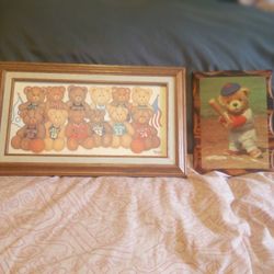 Teddy Bear Baseball/Basketball Pictures 