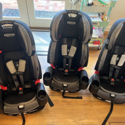 3 Gracco Nautilius Snuglock DLX Child Restraint Car Seat - Booster Seat 3 In 1