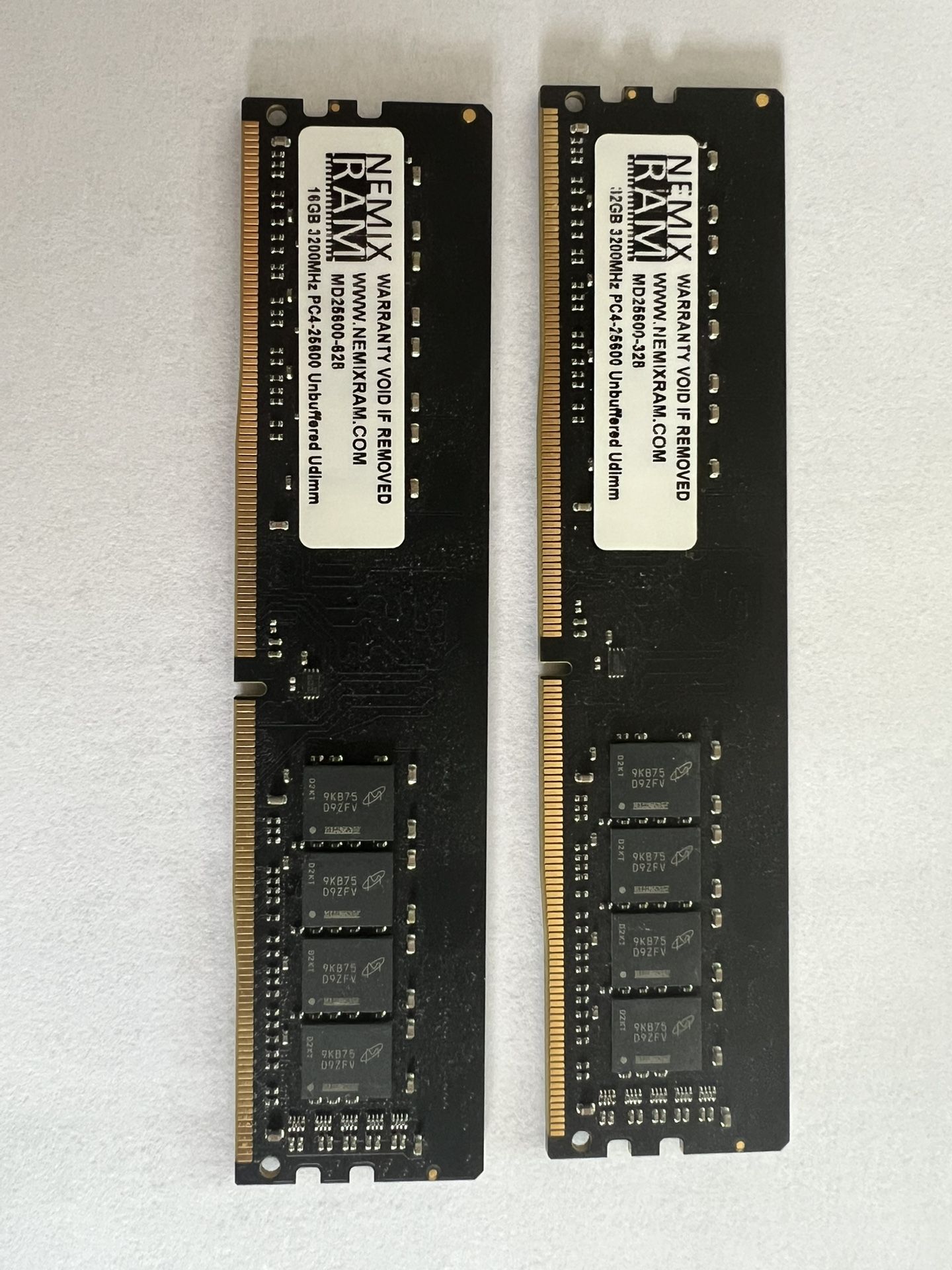 32GB RAM computer memory