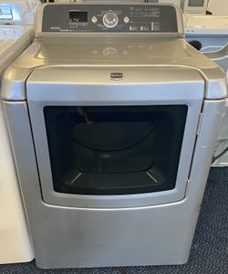 Grey Maytag Modern Style Electric Dryer (6-0100)
