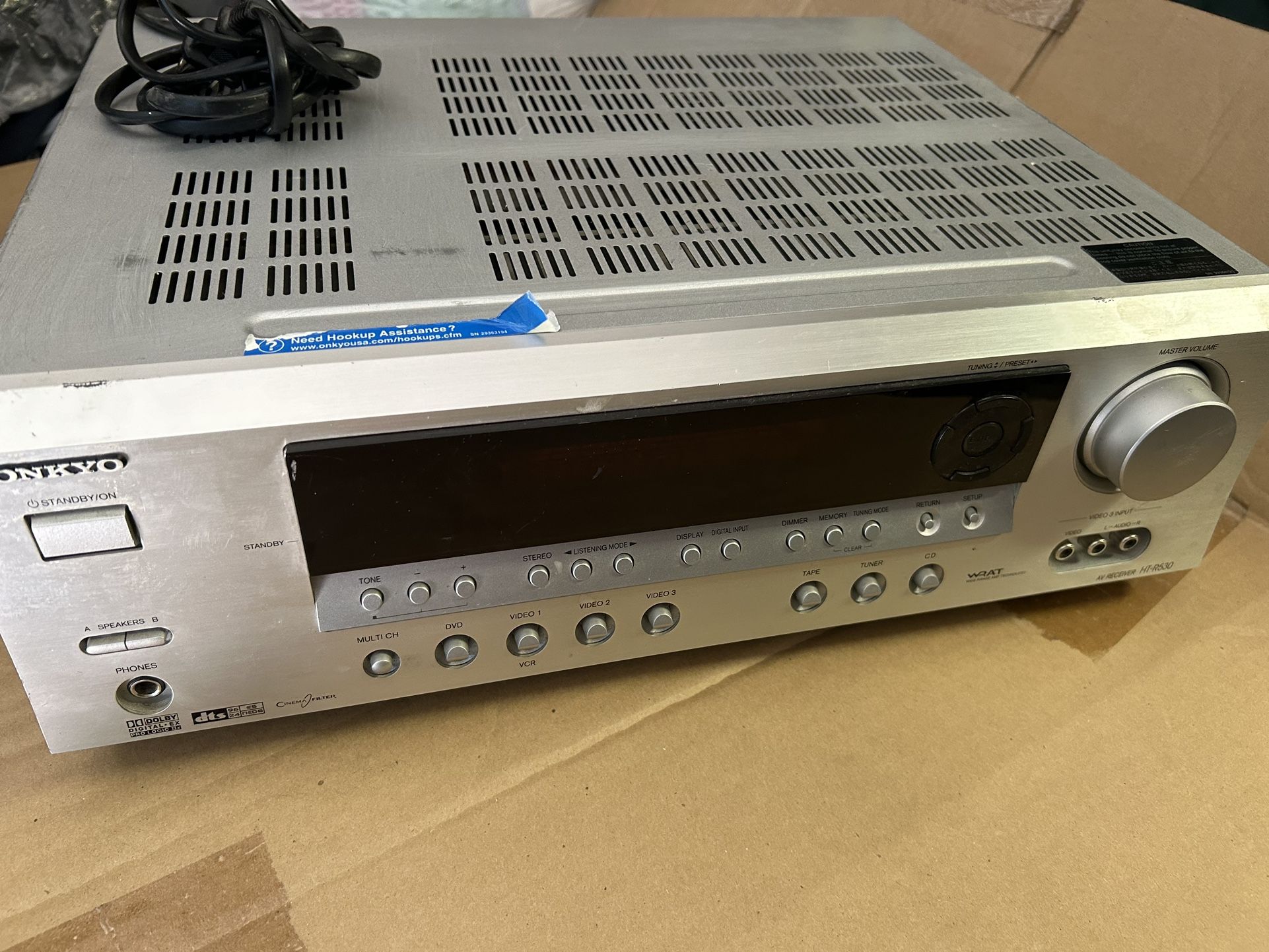 Onkyo Channel Surround Sound