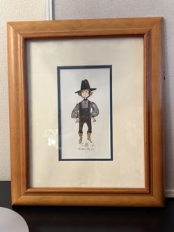 Signed P. Buckley Moss “Joe” – Framed Amish Art Print (1984)