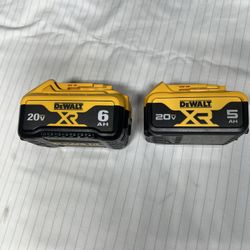 6ah And 5ah Dewalt Battery 