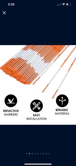 Hourleey Reflective Driveway Markers, 