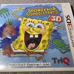 Nintendo 3DS SpongeBob Squigglepants 3D Game