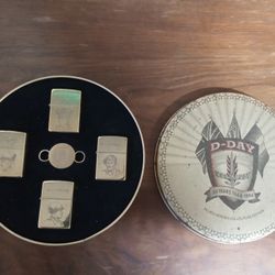 Zippo D Day Normandy Allied Heroes Collection 1(contact info removed) 50 Year Anniversary Unfired. 
