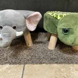 Elephant And Turtle Stool