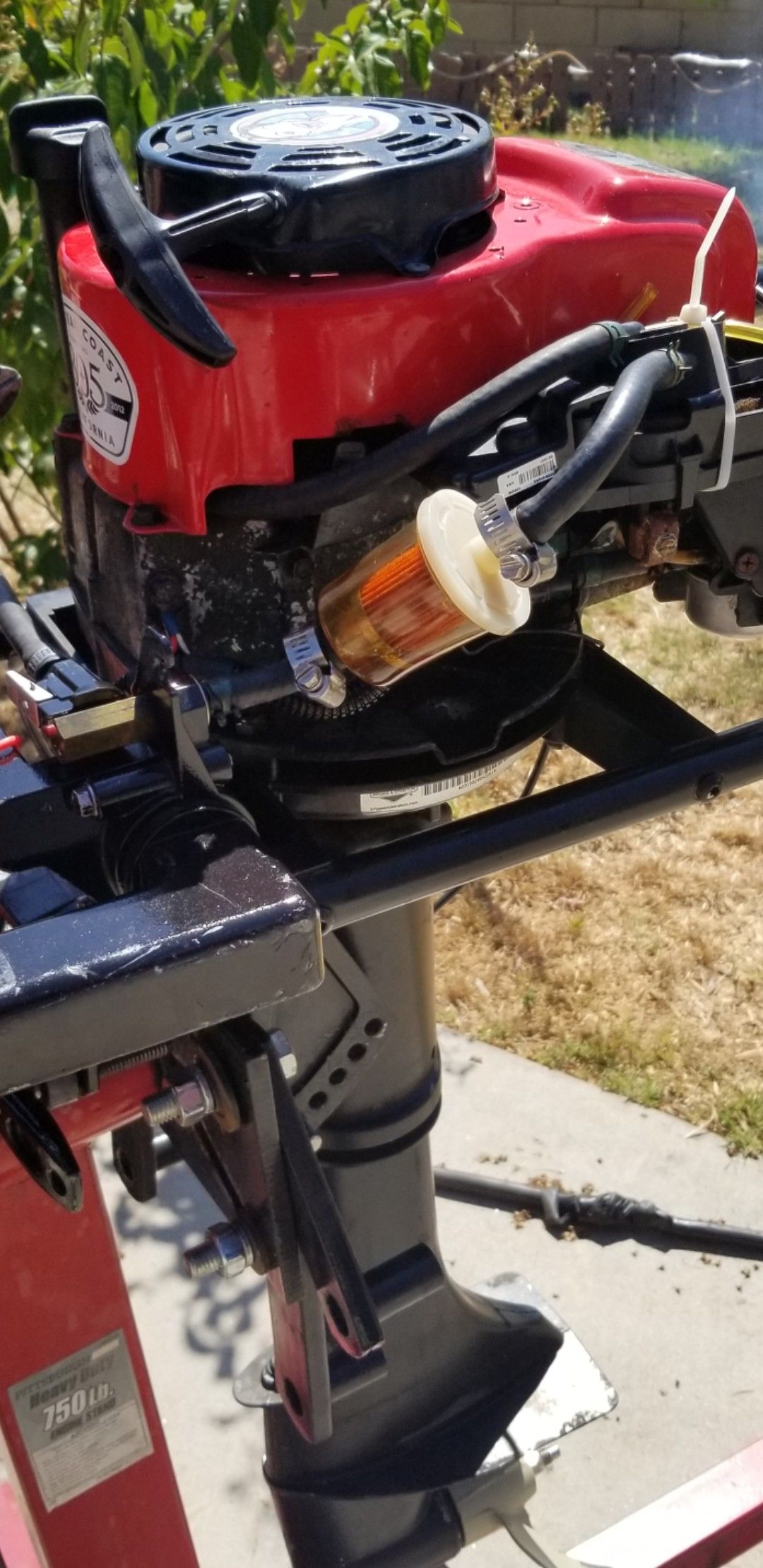 Briggs and Stratton 5 hp 4 stroke outboard motor engine boat for Sale