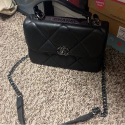 Black Leather Fashion Bag