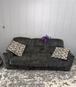 grey sofas