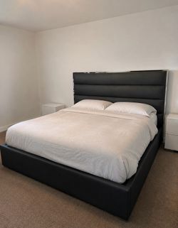 King Size Bed Frame with Headboard | Mattress NOT Included