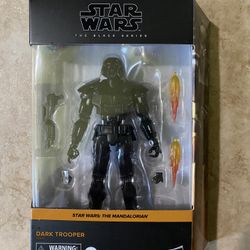 Star Wars Starwars Black Series The Mandalorian Dark Trooper 6”