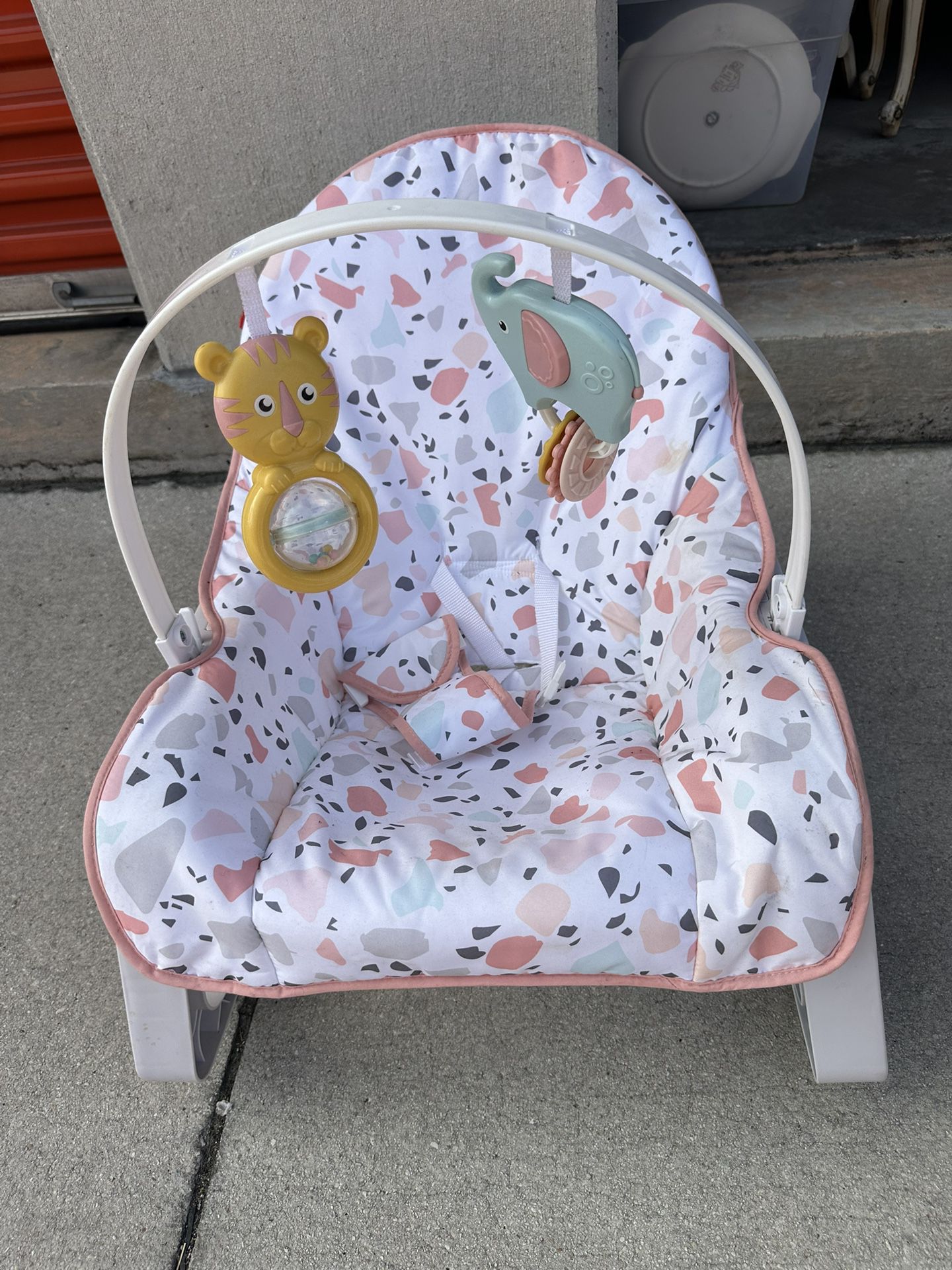 Fisher-Price Patterned Rocker With Hanging Toys