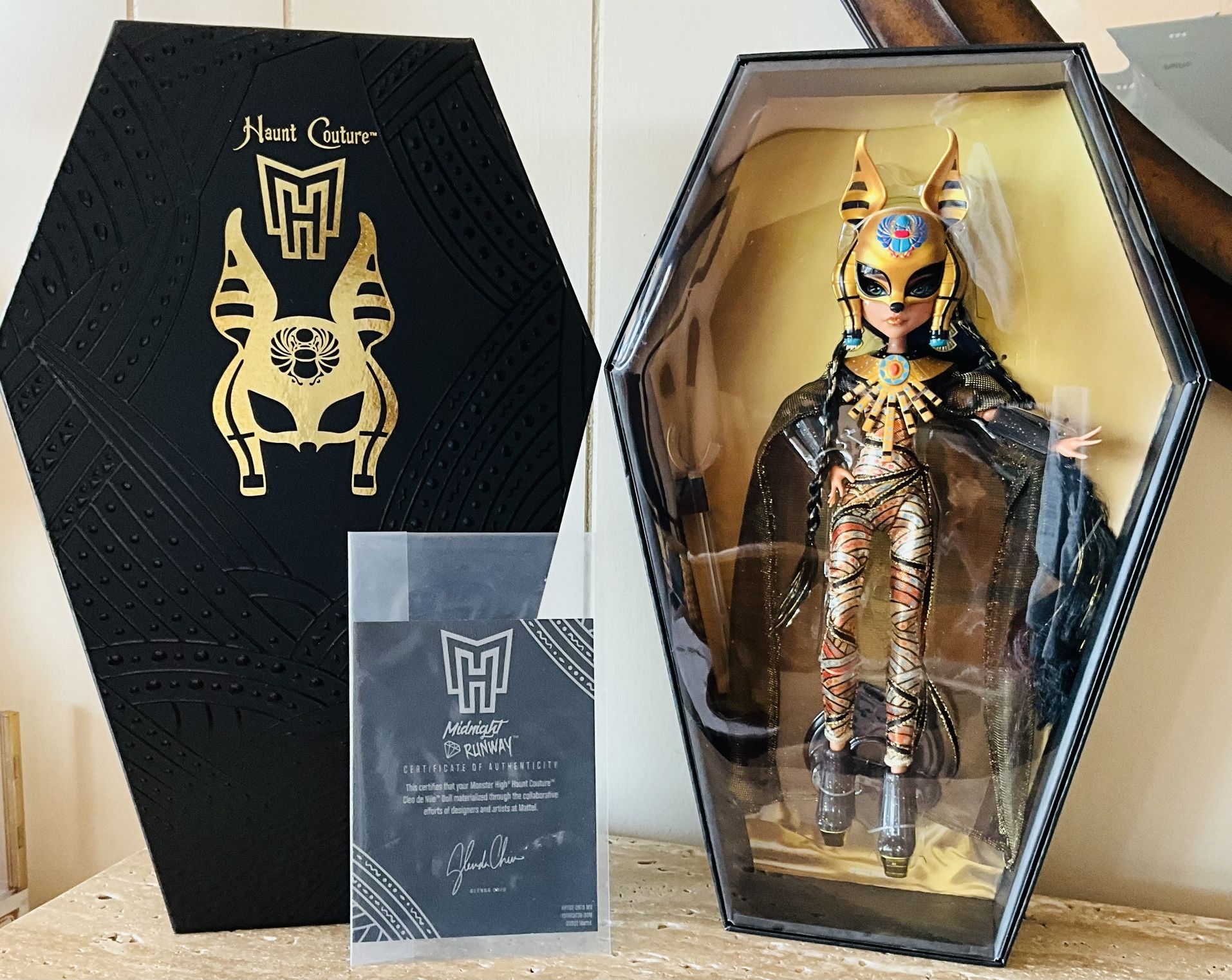 Mattel Monster High Haunt Couture Midnight Runway Cleo De Nile Doll NIB
