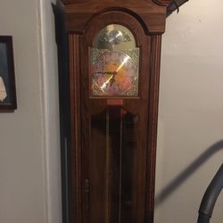 Vintage Tempus Fugit Grandfather clock