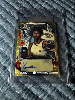 Koa Peat 2025 Topps Chrome McDonald's All American Superfractor Auto RC SP 1/1