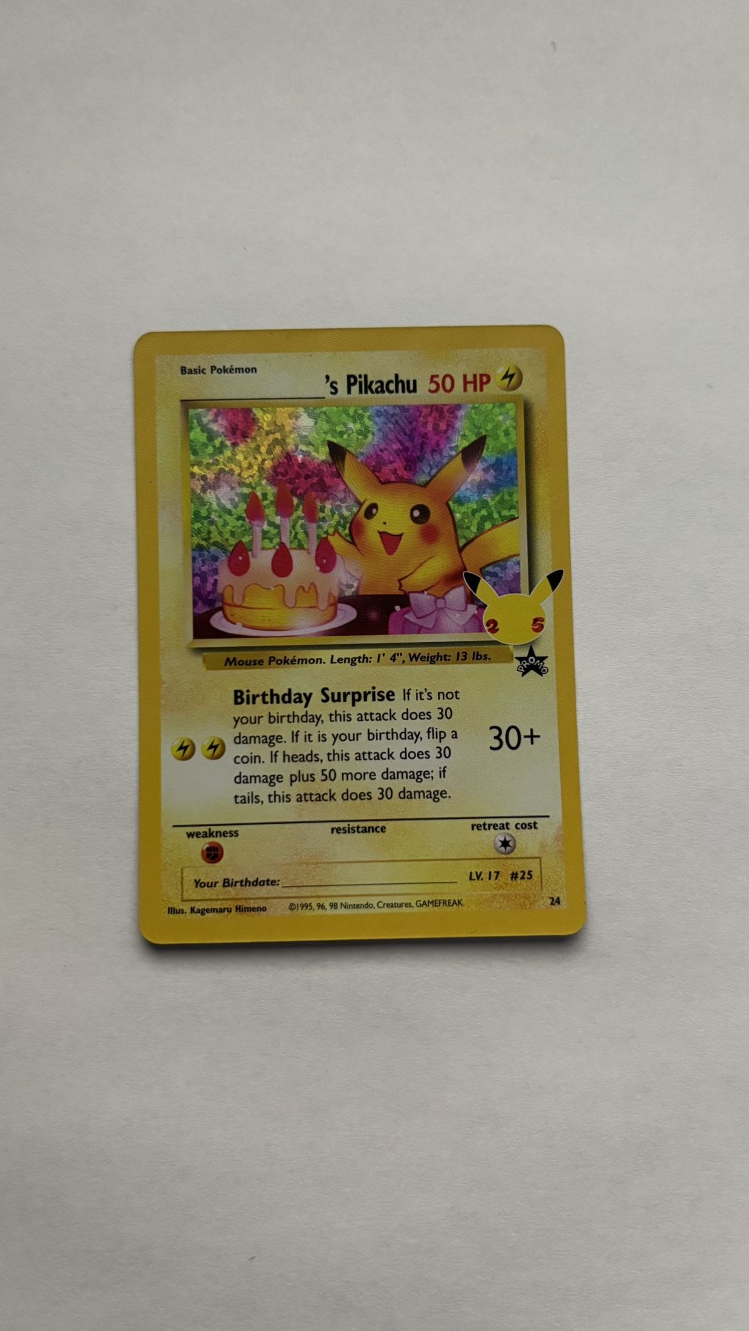 Pikachu Birthday Pokemon Celebrations #24