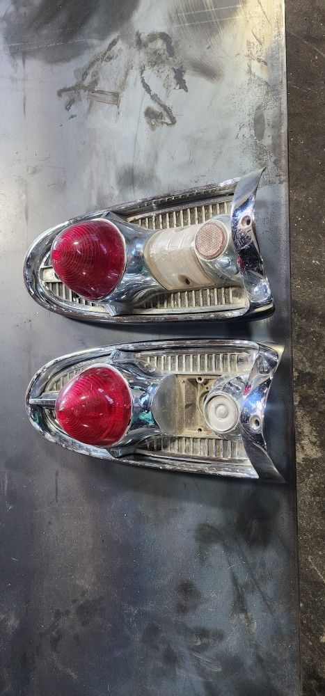 56 Chevy Taillight Assembly  Fuel Tank Door