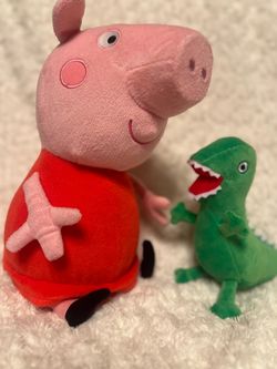 Peppa pig and dinosaur