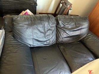 Leather couch