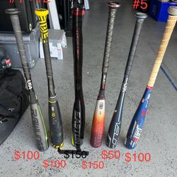 Used Baseball bats 