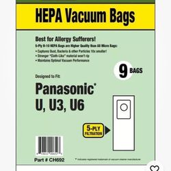 9 HEPA  Vacuum Bags