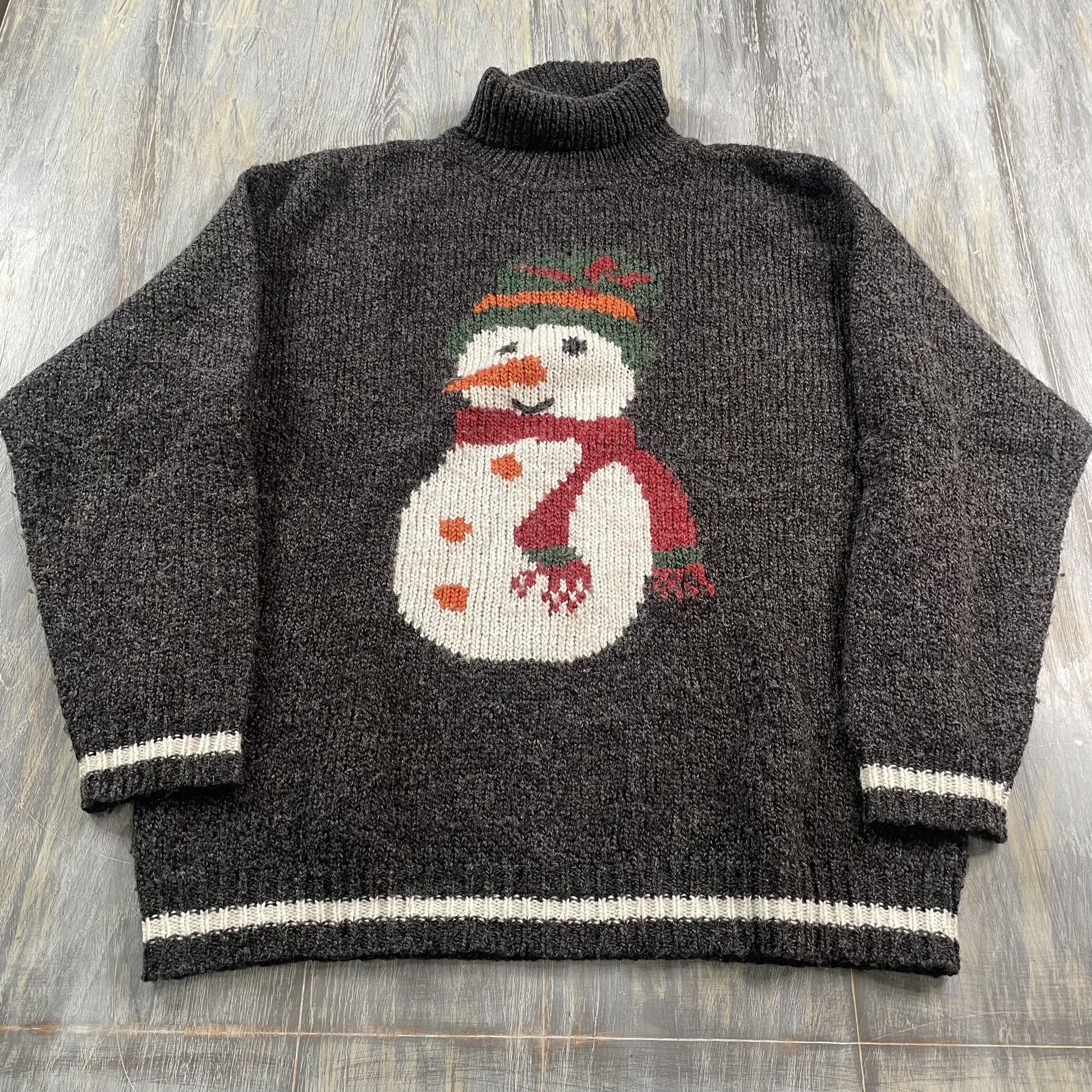 Vintage Snowman Sweater