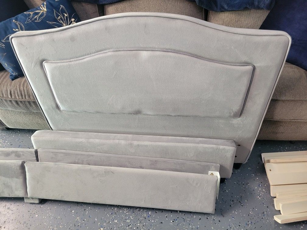 Upholstered Twin Bed