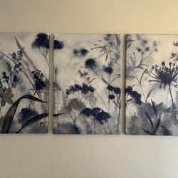 3 Piece Picture Frame Print on Canvas